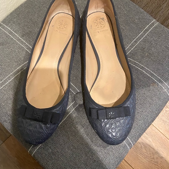 Classic Tory Burch navy flats 8.5 - Picture 5 of 6